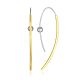 Bicolor Hook Earrings The Silk, image 