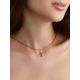Versatile Gold Sapphire Cross Pendant, image , picture 3
