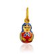 Colorful Enamel Matryoshka Pendant The Romanov, image 