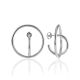 Glossy Sphere Design Earrings The ICONIC, image 