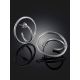 Matte Texture Hoop Earrings In Spherical Design The ICONIC, image , picture 2