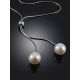 Stylish Pearl Y-Necklace The Oceania, image , picture 2