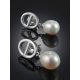 Designer Drop Earrings With Baroque Pearl The Oceania, image , picture 2