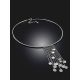 Bold Hoop Necklace With Chains The Sparkling, image , picture 2