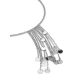 Bold Hoop Necklace With Chains The Sparkling, image , picture 4