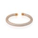 Silicone Cuff Bracelet With Aureate Filament The Supernova, image , picture 4