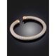 Silicone Cuff Bracelet With Aureate Filament The Supernova, image , picture 2