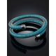 Bold Coil Bracelet With Blue Filament The Supernova, image , picture 2