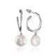Designer Baroque Pearl Earrings The Oceania, image 
