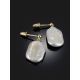 Fabulous Gilded Earrings With Baroque Pearls The Oceania, image , picture 2
