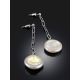 Designer Chain Earrings With Baroque Pearl The Oceania, image , picture 2