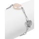 Designer Heart Pendant Bracelet With Pearl The Oceania, image , picture 3