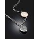 Chic Chain Necklace With Pearl And Heart Pendant The Oceania, image , picture 2