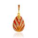 Chic Egg Pendant With Glossy Enamel And Crystals The Romanov, image 