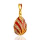 Chic Egg Pendant With Glossy Enamel And Crystals The Romanov, image , picture 4