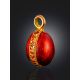 Fabulous Glossy Red Enamel Egg Pendant The Romanov, image , picture 2