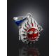 Celestial Design Enamel Locket Egg Pendant The Romanov, image , picture 3
