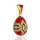 Royal Design Enamel Egg Pendant With Crystals The Romanov, image , picture 3