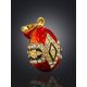 Royal Design Enamel Egg Pendant With Crystals The Romanov, image , picture 2