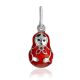 Matryoshka Pendant With Red Enamel The Romanov, image 