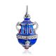 Samovar Pendant With Blue Enamel And Crystals The Romanov, image , picture 3