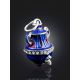 Samovar Pendant With Blue Enamel And Crystals The Romanov, image , picture 2