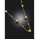 Refined Gilded Necklace With Beads The Sparkling, image , picture 2