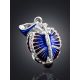Butterfly Pendant With Enamel And Crystals The Romanov, image , picture 2