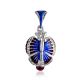 Butterfly Pendant With Enamel And Crystals The Romanov, image 