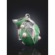 Lily Of The Valley Motif Enamel Egg Pendant With Pearls The Romanov, image , picture 2