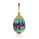 Colorful Enamel Egg Pendant With Crystals And Garnet The Romanov, image 