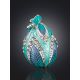 Chic Blue Enamel Egg Pendant With Crystals The Romanov, image , picture 2