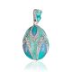 Chic Blue Enamel Egg Pendant With Crystals The Romanov, image , picture 3