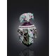Faceted Crystal Egg Pendant With Enamel The Romanov, image , picture 2