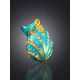 Bright Gold-Plated Egg Pendant With Enamel And Crystals The Romanov, image , picture 2