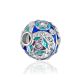 Designer Charm Pendant With Crystals And Enamel The Romanov, image 