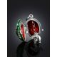 Floral Motif Locket Pendant With Enamel And Crystals The Romanov, image , picture 2