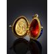 Cross Motif Locket Pendant With Gilded Icon The Romanov, image , picture 4
