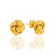 Classy Gilded Stud Earrings The Silk, image 