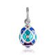 Charming Enamel Egg Pendant The Romanov, image 