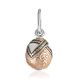 Designer Egg Pendant With Pinkish Enamel The Romanov, image 