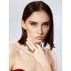Solid Blackened Hoop Earrings The Twist, image , picture 4
