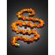 Natural Baltic Amber Beaded Necklace, image , picture 2