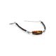 Designer Unisex Bracelet With Natural Amber Centerstone, image , picture 4