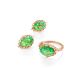Bright Green Amber Earrings, image , picture 4
