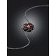 Chain Necklace With Amber Flower Pendant, image , picture 2