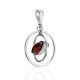 Bold Geometric Pendant With Mix Color Amber Centerstone, image , picture 4