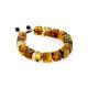 Bold Textured Amber Bracelet, image , picture 4
