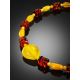 Luminous Baltic Amber Choker Necklace, image , picture 2