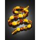 Glossy Amber Beaded Necklace, image , picture 2